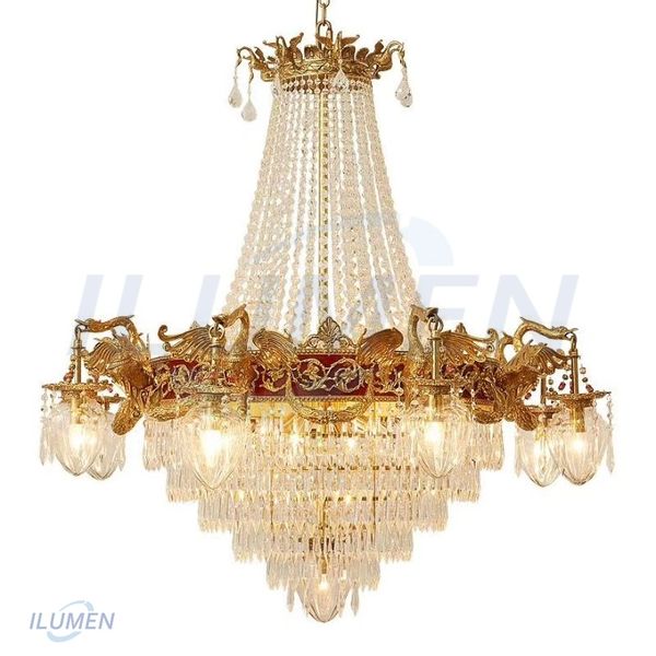 CÁC THIẾT KẾ ĐÈN CHÙM ĐỒNG CAO CẤP NHẤT HIỆN NAY