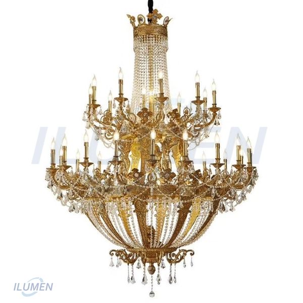 ĐÈN CHÙM ĐỒNG CAO CẤP CHO VỊ TRÍ SẢNH, THÔNG TẦNG, LỐI ĐI