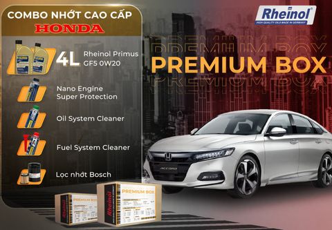 RHEINOL PREMIUM BOX - DÀNH RIÊNG CHO HONDA - LỰA CHỌN HOÀN HẢO CHO ĐỘNG CƠ