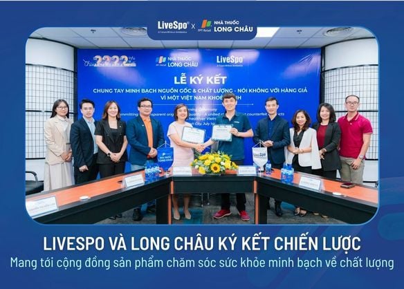 LiveSpo và Long Châu ký kết chiến lược – Mang tới cộng đồng sản phẩm chăm sóc sức khỏe minh bạch về chất lượng, vì tương lai không kháng sinh