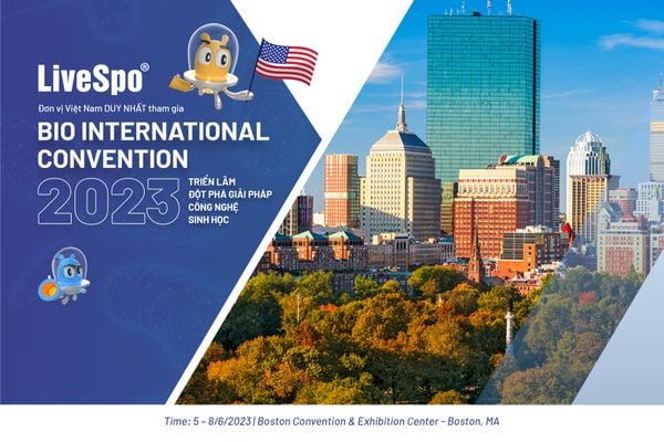 LiveSpo đơn vị Việt Nam duy nhất - Công bố bào tử lợi khuẩn dạng xịt mũi đầu tiên trên thế giới tại BIO International Convention 2023