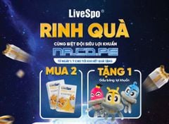 Nhận ngay gấu bông lợi khuẩn NaCoPe siêu đáng yêu khi mua LiveSpo PREG-MOM