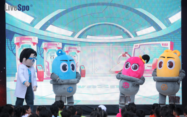 Các bé trường tiểu học Thịnh Hào phát cuồng với Na Co Pe