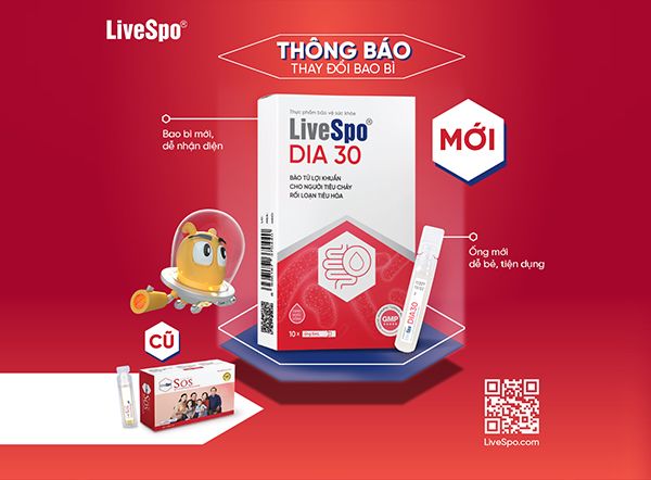 Thông báo: Thay đổi cải tiến nhận diện thương hiệu và mẫu mã bao bì cho dòng sản phẩm LiveSpo SOS