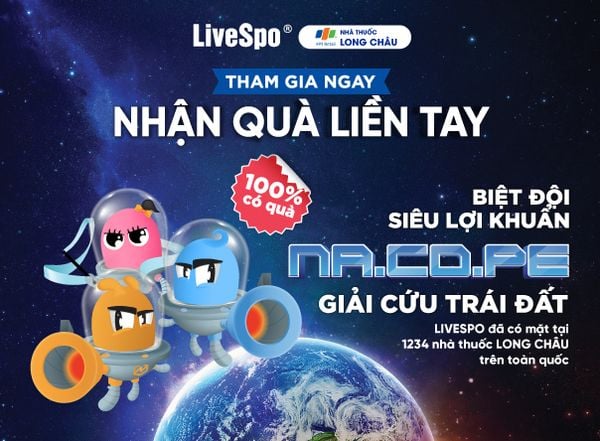 NaCoPe tặng bạn quà “Siêu đáng yêu” khi tới Nhà thuốc Long Châu trong khung giờ vàng