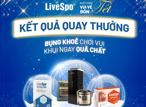 Kết quả quay số trúng thưởng “Ruột khỏe vui vẻ đón Tết” kỳ 1