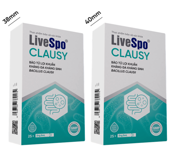 Thông báo thay đổi thay đổi kích thước bao bì sản phẩm LiveSpo