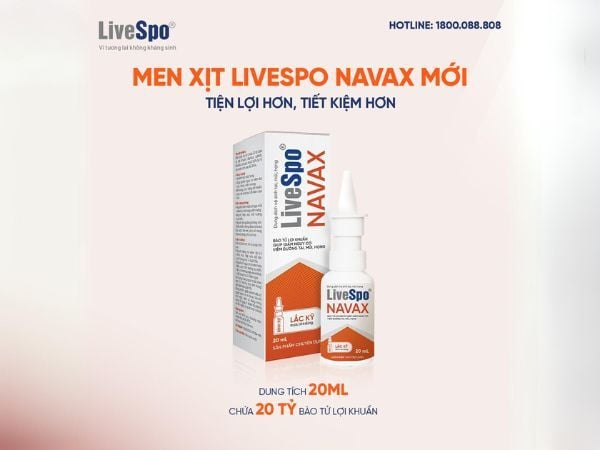 Thông báo: Cập nhật ra mắt sản phẩm LiveSpo NAVAX Chuyên dụng 20mL