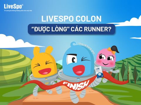 LiveSpo COLON - Bào tử lợi khuẩn người chạy bộ tin dùng