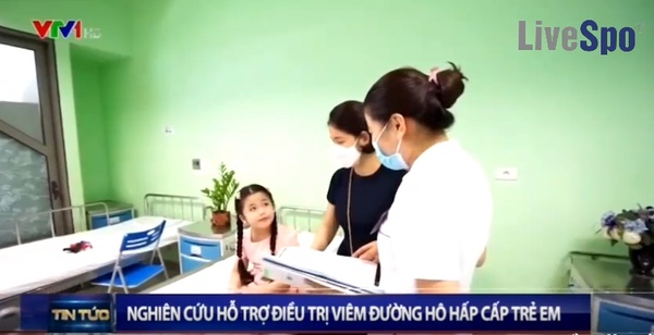 VTV1 đưa tin về liệu pháp hỗ trợ điều trị viêm hô hấp cấp đầu tiên trên thế giới bằng bào tử lợi khuẩn