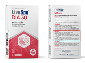 Thông báo về thay đổi cách dùng sản phẩm LiveSpo DIA 30 (Sản phẩm sử dụng cho trẻ từ 03 tháng tuổi trở lên)