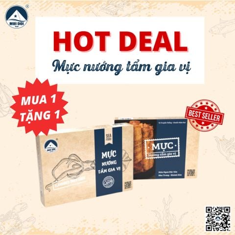 SIÊU ƯU ĐÃI - MUA 1 TẶNG 1 - MỰC NƯỚNG TẨM GIA VỊ BEST SELLER TẠI MŨI ĐÔI