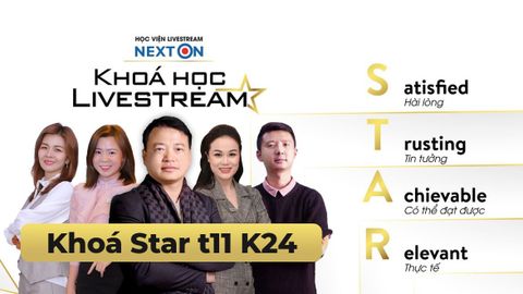 Khoá học Livestream online Bán hàng STAR (Tháng 11 -16-18/11/2021)
