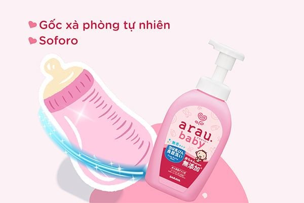 Tại sao ba mẹ nên chọn nước rửa bình arau.baby?