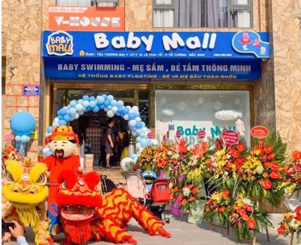 Baby Mall Tầng 1, Thương Mại V City, Đường Lê Thái Tổ, Phường Võ Cường, TP Bắc Ninh