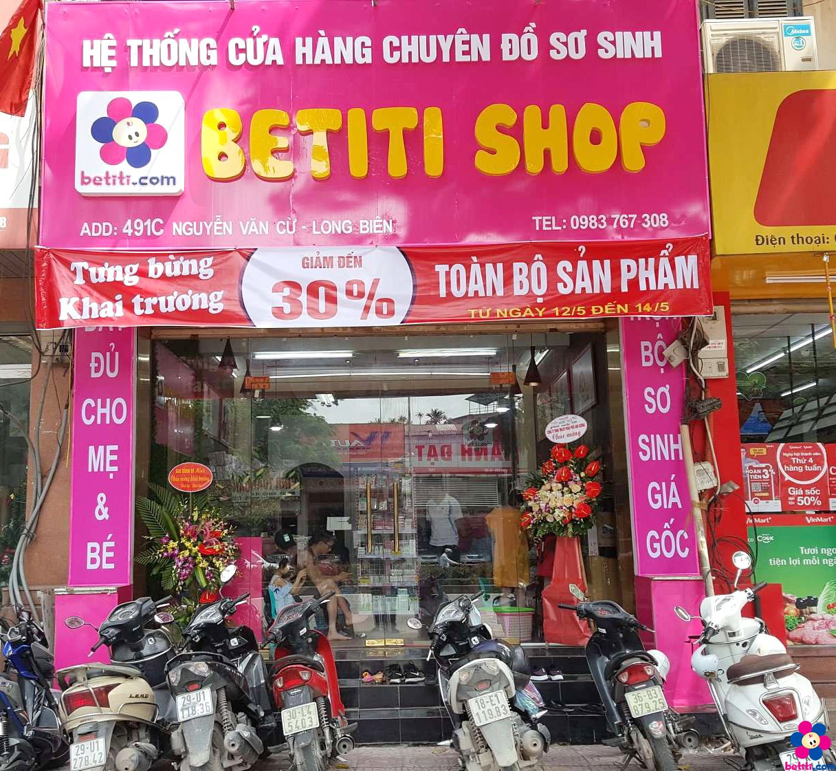 Betiti Shop Long Biên Số 491C Nguyễn Văn Cừ, Phường Ngọc Lâm, Quận Long Biên, Thành Phố Hà Nội 0325462404 - 0983767308