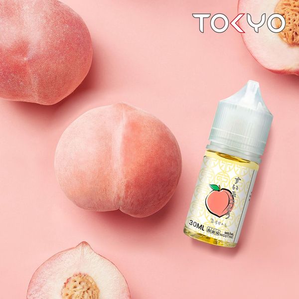 Tokyo Juice - Ice Peach ( Đào Lạnh ) Salt Nic 30ml