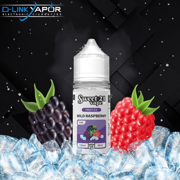 Tinh dầu Vape Sweet 21 Vape Fruity Ice Salt Wild Raspberry 30ml