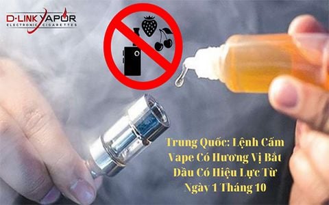 Trung Quốc: Lệnh Cấm Vape Có Hương Vị Bắt Đầu Có Hiệu Lực Từ Ngày 1 Tháng 10