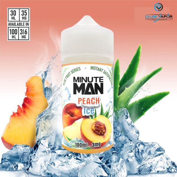 Minute Man - Peach Aloe ICE (Đào Nha Đam) Freebase 100ml