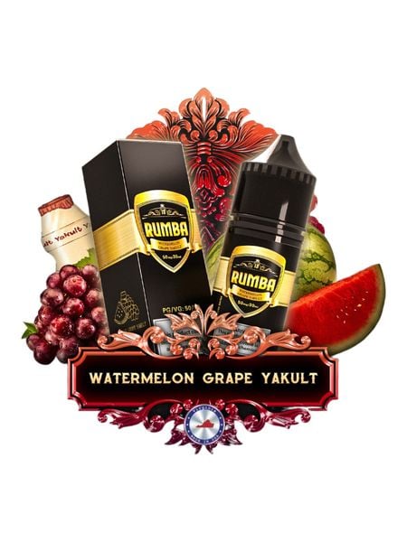 Tinh dầu salt nic Rumba Watermelon Grape Yakult