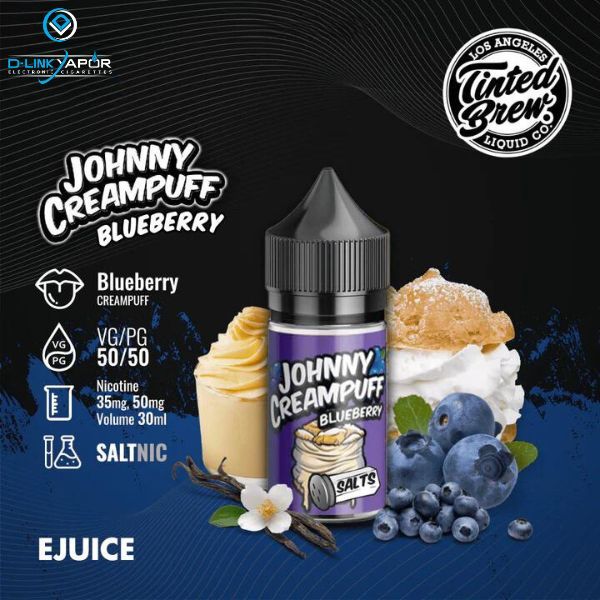 Tinh dầu Salt Nic Johnny CreamPuff Blueberry 30ml
