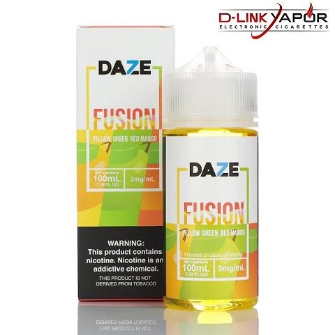 Tinh dầu vape Freebase Fusion Iced Yellow Green Red Mango