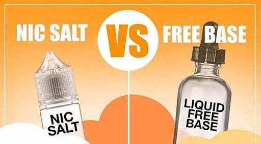 Salt nicotine và freebase