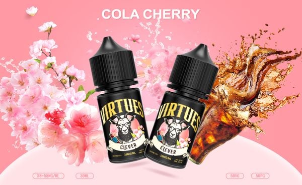 Tinh dầu Salt Nic Virtues Cola hương hoa anh đào (Sakura Cola) - Clever