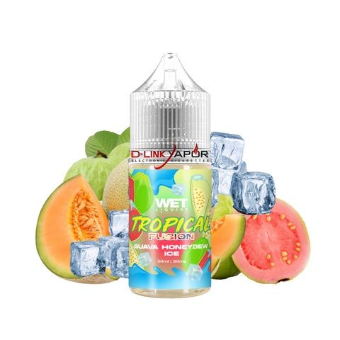 Wet Liquids - Tropical Fusion Guava Honeydew Ice (Ôỉ Dưa Lưới Lạnh) Salt Nic 30ml