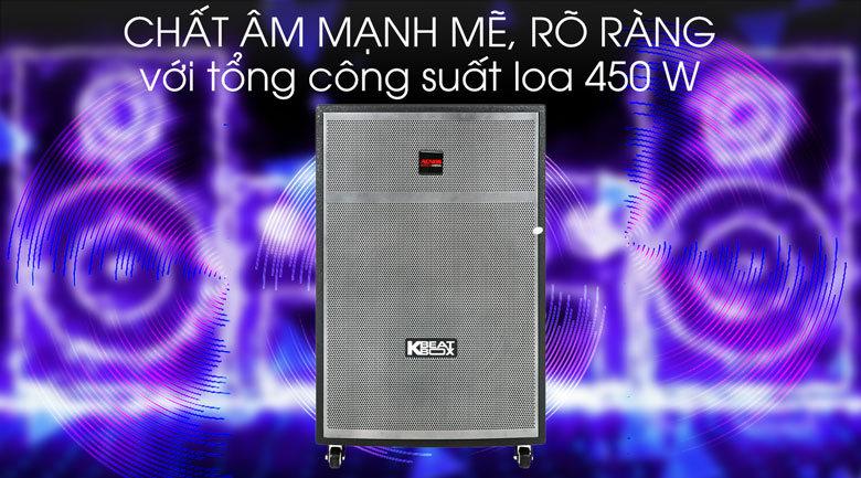 loa kéo karaoke acnos cbx15g công suất mạnh mẽ