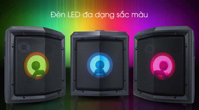 loa kéo diđộng lg xboom rl2đèn led