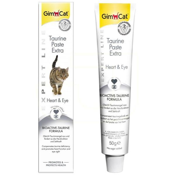 GEL BỔ MẮT VÀ TIM CHO MÈO GIMCAT Taurine Paste Extra 50G – cauvangpetshop