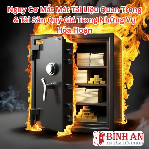 Nguy Cơ Mất Mát Tài Liệu Quan Trọng & Tài Sản Quý Giá Trong Hỏa Hoạn