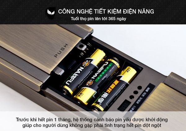 Khoá cửa Kaadas 6002 điện tử thông minh tân cổ điển