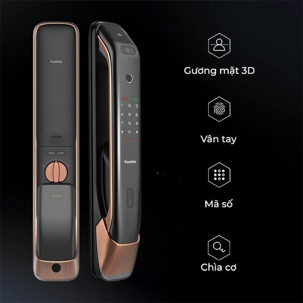 Khoá cửa Kaadas K20-F điện tử thông minh mở khoá gương mặt
