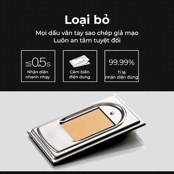 Khoá cửa Kaadas 6002 điện tử thông minh tân cổ điển