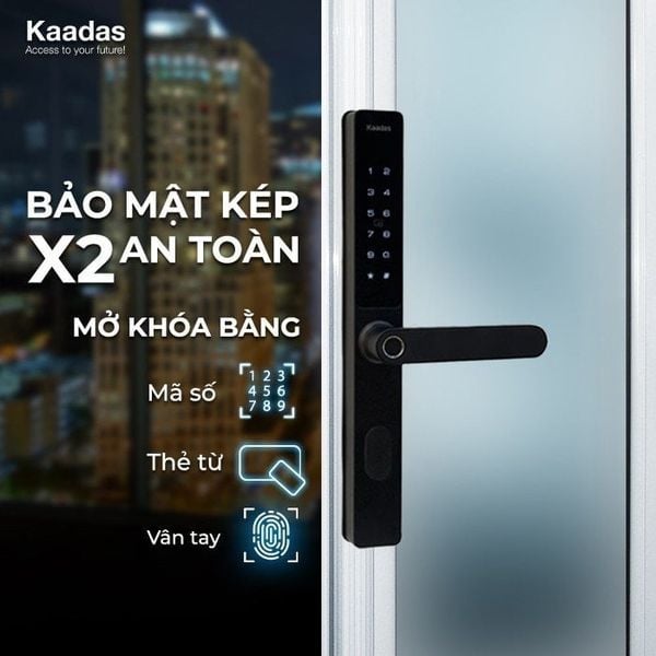 Khoá cửa Kaadas S10-5W điện tử thông minh wifi