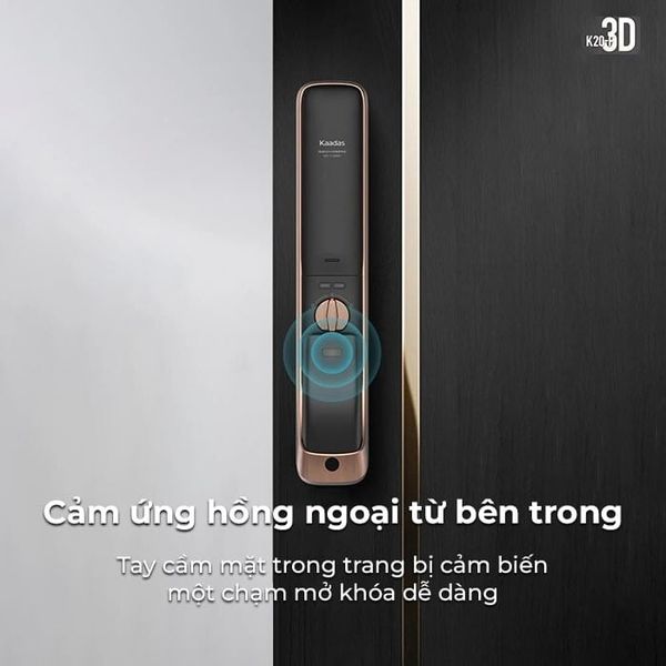 Khoá cửa Kaadas K20-F điện tử thông minh mở khoá gương mặt