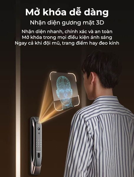 Khoá cửa Kaadas K20 Pro Max điện tử thông minh chuông hình