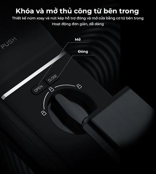 Khoá cửa Kaadas K9-5W điện tử thông minh phiên bản wifi nâng cấp