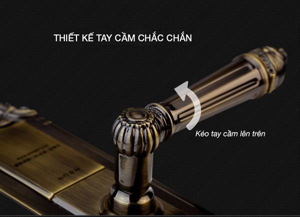 Khoá cửa Kaadas 6002 điện tử thông minh tân cổ điển