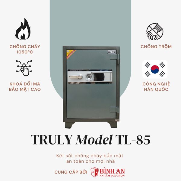 Két sắt Hàn Quốc chống cháy TRULY TL-85 - ảnh 1