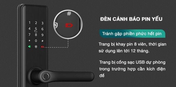 Khoá cửa Philips 7300 thông minh mở khóa siêu tốc