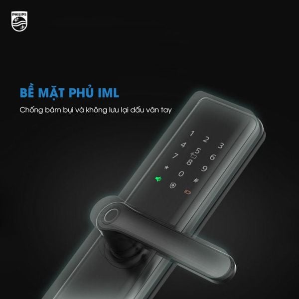 Khoá cửa Philips 7300 thông minh mở khóa siêu tốc
