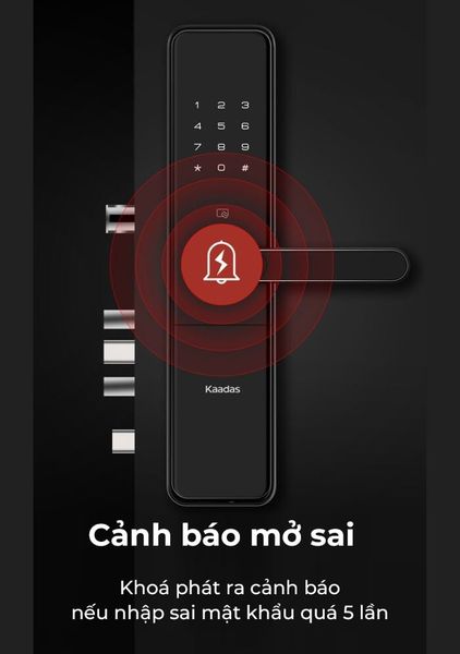 Khoá cửa Kaadas S500-C điện tử thông minh điều khiển từ xa