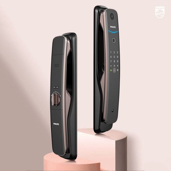 Khóa cửa Philips DDL702-1HWS thông minh chuông hình trên khoá