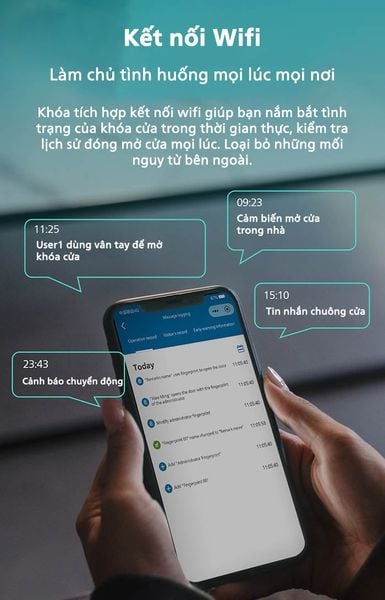 Khóa Cửa Philips DDL709-7HWS Điện Tử Thông Minh Vân Tay