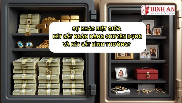 SỰ KHÁC BIỆT GIỮA  KÉT SẮT NGÂN HÀNG CHUYÊN DỤNG VÀ KÉT SẮT BÌNH THƯỜNG?