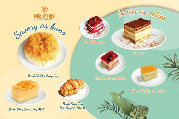 BÁNH NGON ĐỒNG GIÁ 35K TẠI MR. PHIN COFFEE